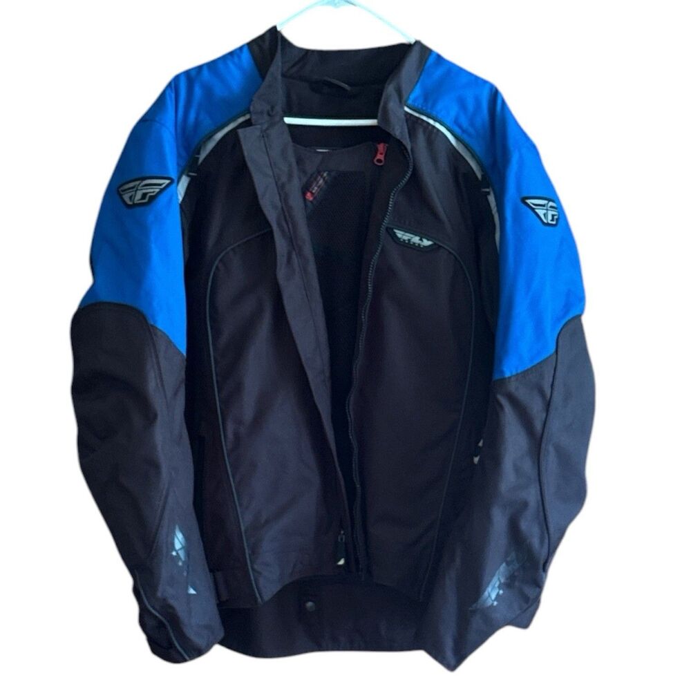 Fly Racing Jacket Men’s XL Motorcycle Moto Riding Zip Out Liner Air Induction